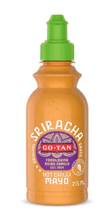 Go-Tan Sriracha mayo-chilimajoneesikastike 215ml 301873 Go-Tan Sriracha mayo-chilimajoneesikastike 215ml 301873