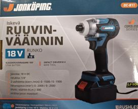 Jonköping ruuvinväännin 18V Li-ion runko DC-811