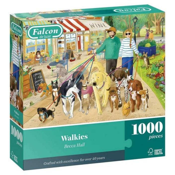 Falcon Walkies 1000 palaa Nostalginen 1000 palan palapeli.