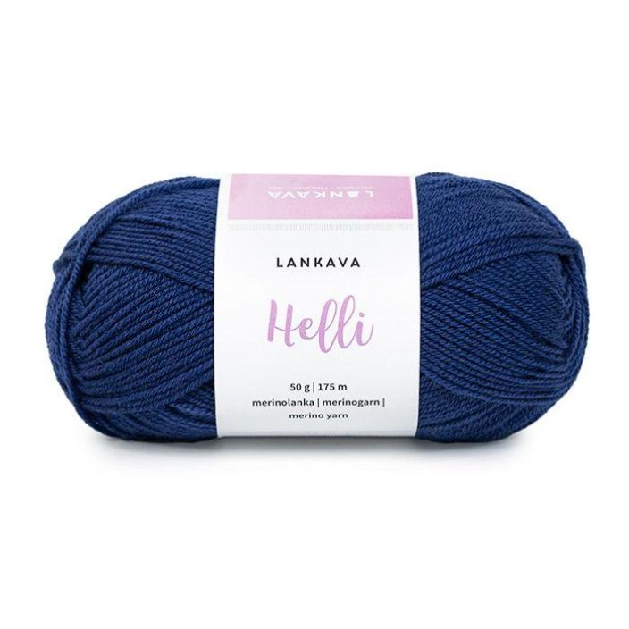 Lankava Helli 327 tummansininen 50g HELLI-327