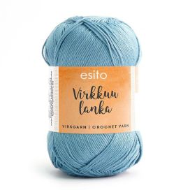 Esito virkkuulanka 9051 taivaansininen 100g