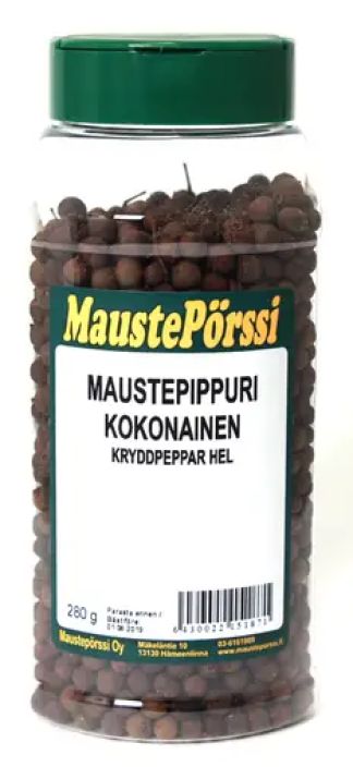 Maustepippuri kokonainen 0,8 prk (280g) 902-617