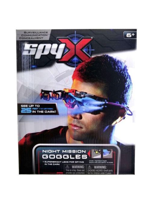 SpyX Night Mission Goggles pimealasit 20193 990-272