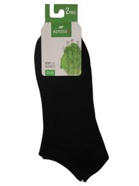 Bambu sneakersukka musta 2-pack 37-41