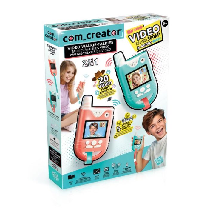 Creator Videoradiopuhelimet Videoradiopuhelimella soitat ystavallesi videopuhelun, samalla kun lisaat siihen hauskoja Creator Videoradiopuhelimet Videoradiopuhelimella soitat ystavallesi videopuhelun, samalla kun lisaat siihen hauskoja