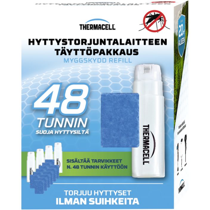 ThermaCELL hyttyskarkottimen taytto R-4 kesto n. 36-48h 927-2003