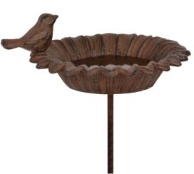 Lintujen juottoallas jalalla 14x77cm