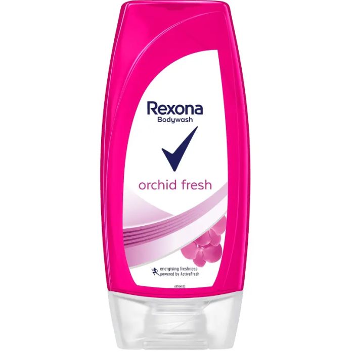 Rexona Suihkusaippua Orchid Fresh 225ml Rexona Orchid Fresh -suihkugeeli herattaa sinut paivaan ennenkokemattomalla tavalla!