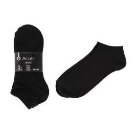 Acces Acces Sukat sneaker basic 5-pack 40-46 musta laj. 622561