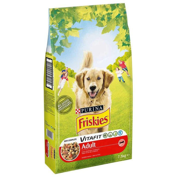 Friskies Adult dog naudanliha 7,5kg 12464723 969-1009