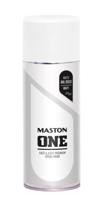 Spraymaali One matta valk. 400ml 1109010M 908-627