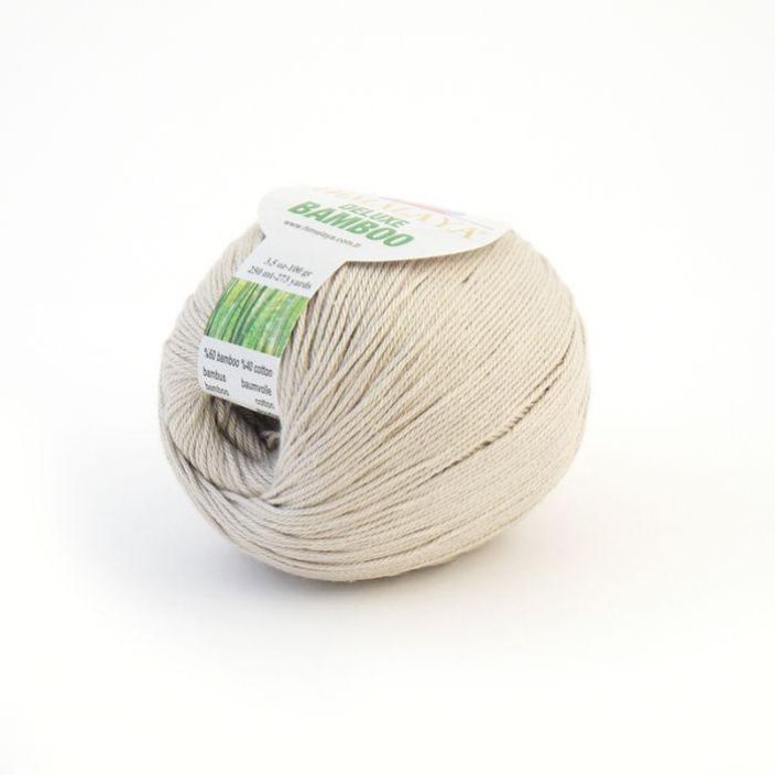 Himalaya Deluxe Bamboo bambu-puuvillalanka 20 Pellava 100g Deluxe Bamboo on pehmea ja miellyttava lanka, joka sopii moneen