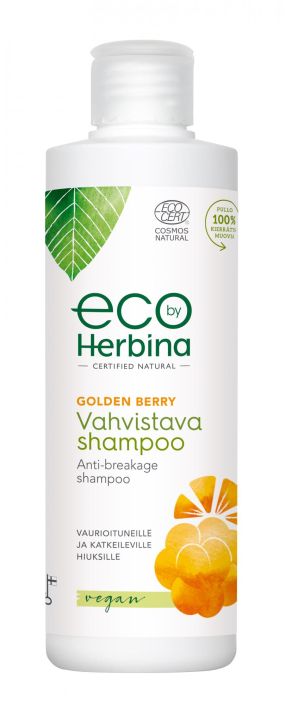 Herbina Golden berry anti-breakege vahvistava shampoo 250ml 1000000514 957-022 vahvistava shampoo Eco by Herbina