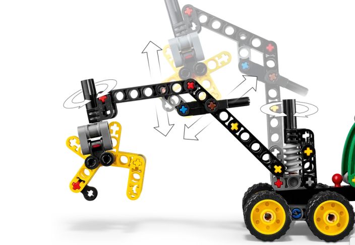 Pyörillä varustettu John Deere harvesteri 1470H 42218 tuotekuva 5