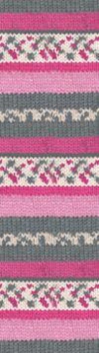 Alize Superwash 7707 Kirjava pinkki/harmaa 100g ASWP-7707 tuotekuva 1