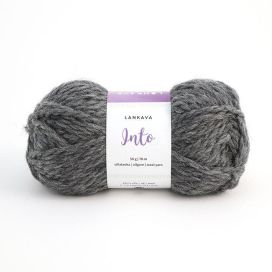 Lankava Lankava Into villalanka 1055 meleerattu harmaa 50g INTO-1055