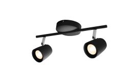 Kattovalaisin Airam Scandic led spot S 2xGU10 musta