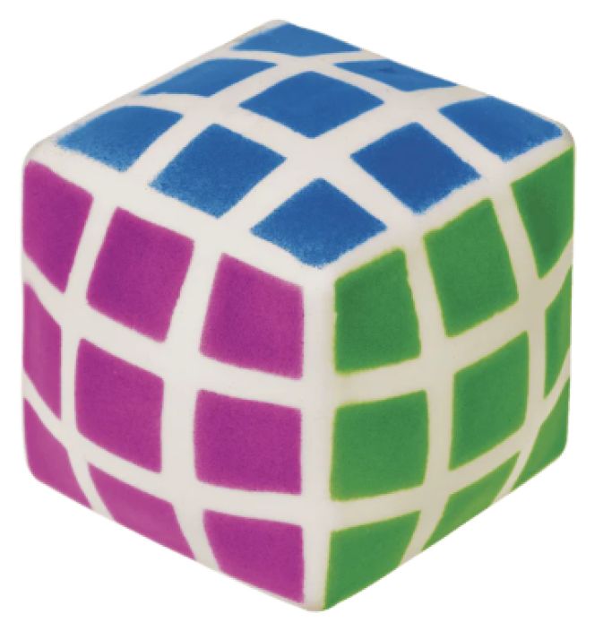 Stressikuutio retro puzzle 6cm 59/2283 tuotekuva 1 Stressikuutio retro puzzle 6cm 59/2283 tuotekuva 1