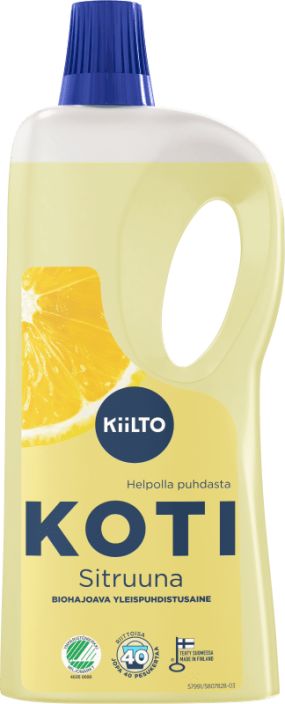 Kiilto kodinpuhdistaja Sitruuna 1L biohajoava 21870234 970-303 Biohajoava Kiilto kodinpuhdistaja Sitruuna 1L biohajoava 21870234 970-303 Biohajoava