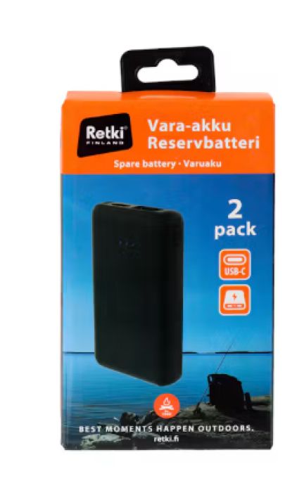 Retki Vara-akku 2-pack 5V 3000mAh R7079 Retki Vara-akku 2-pack 5V 3000mAh R7079
