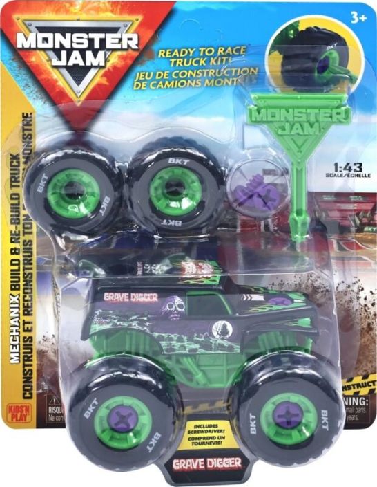 Monster Jam Mechanix 1:43 lajit. 5004400 tuotekuva 1