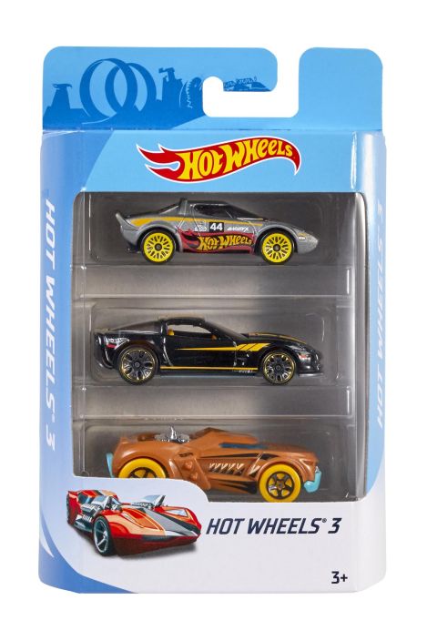 Hot wheels autolajitelma 3kpl K5904 2016003 3kpl/pkt 926-7095