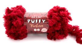 Alize Alize Puffy FurLove 056 punainen 100g APFU-056