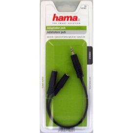 Hama HAMA Audio Adapteri Johto 3.5mm-2x3.5mm 122381 POISTUU