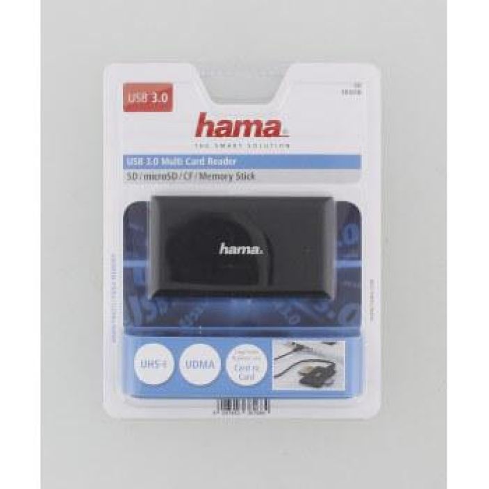 HAMA Kortinlukija Multicard USB 3.0 HAMA Kortinlukija Multicard USB 3.0 SD/Micro/CF/MS