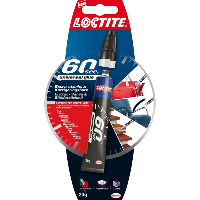 Loctite 60sec yleisliima 20g 1978432 938-521