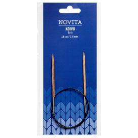 Novita koivu pyöröpuikot 40cm 3,0mm