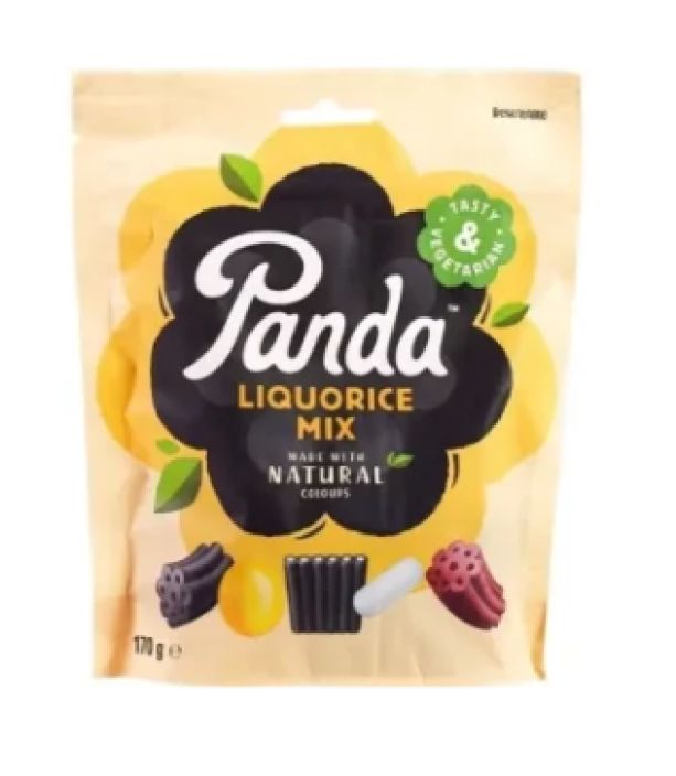 Panda liquorice mix 170g Panda liquorice mix 170g