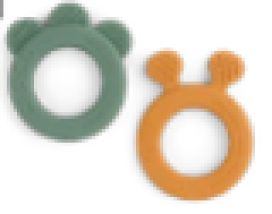 Done By Deer Purulelu 2-pack Deer friends sinappi/vihreä 4329099