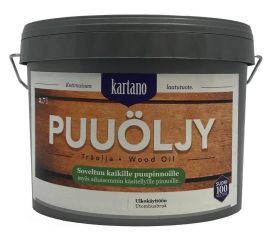 Kartano Kartano puuöljy ruskea 2,7L vesiohenteinen