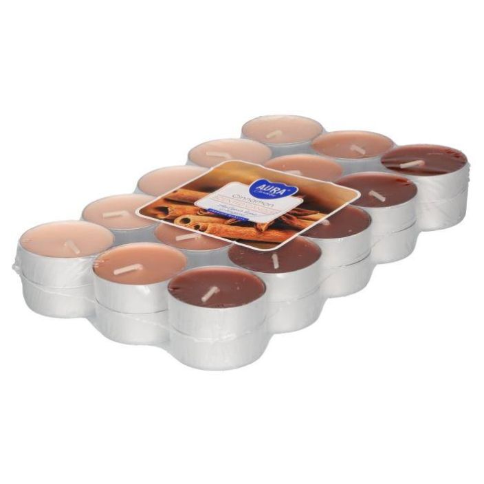 Aura Tuoksulämpökynttilä Cinnamon 30kpl 308602 tuotekuva 1
