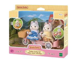 Sylvanian Families Sf Husky tandempyöräily -leikkisetti 05637 POISTUU