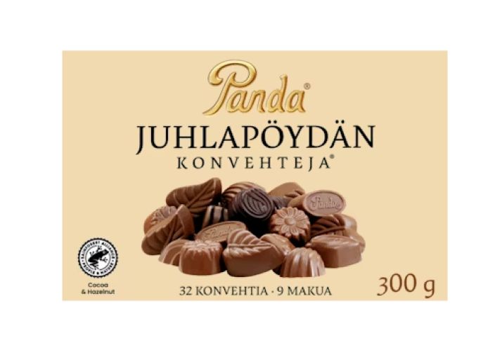 Panda Juhlapoydan konvehti 300g 901-328 Panda Juhlapoydan konvehti 300g 901-328
