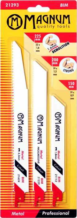 Puukkosahanterasarja 3-os. BIM 21293 980-1383