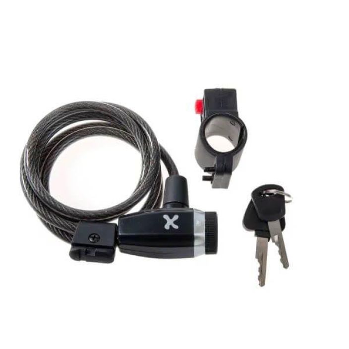 Spiraalilukko 8mm/150cm musta 99532 937-082