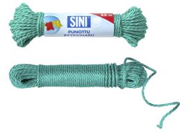 Sini Punottu pyykkinaru 25m (4mm) 1412