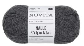 Novita Nalle Alpakka 044 grafiitti 50g