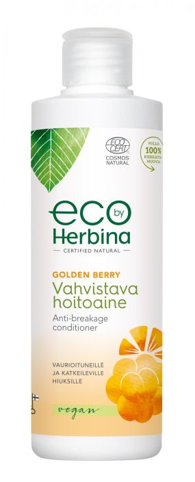 Herbina Golden berry anti-breakege vahvistava hoitoaine 200ml 1000000515 957-034 vahvistava hoitoaine Eco by Herbina