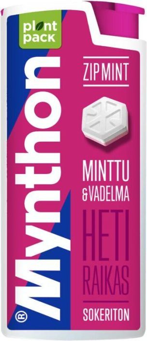 Mynthon 30g zipmint minttu&vadelma 1016740 906-138 Mynthon 30g zipmint minttu&vadelma 1016740 906-138