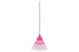 Play Play Harava lasten puuvarrella 73cm vaalsin/pinkki 316970