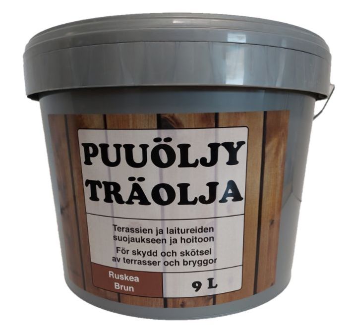 Basic Puuoljy ruskea 9l vesiohenteinen 920-809 Basic Puuoljy ruskea 9l vesiohenteinen 920-809