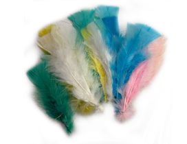 Loihdi Koristehöyhenet rautalangalla pastelli 508144 TOYPAP