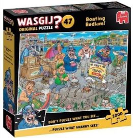 Wasgij palapeli Original 47 Boating Bedlam! 1000 palaa