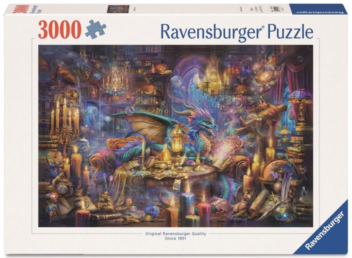 Ravensburger Dragon’s Library 3000p palapeli Ravensburgerin 3000 palan palapeli. Ravensburger Dragon’s Library 3000p palapeli Ravensburgerin 3000 palan palapeli.